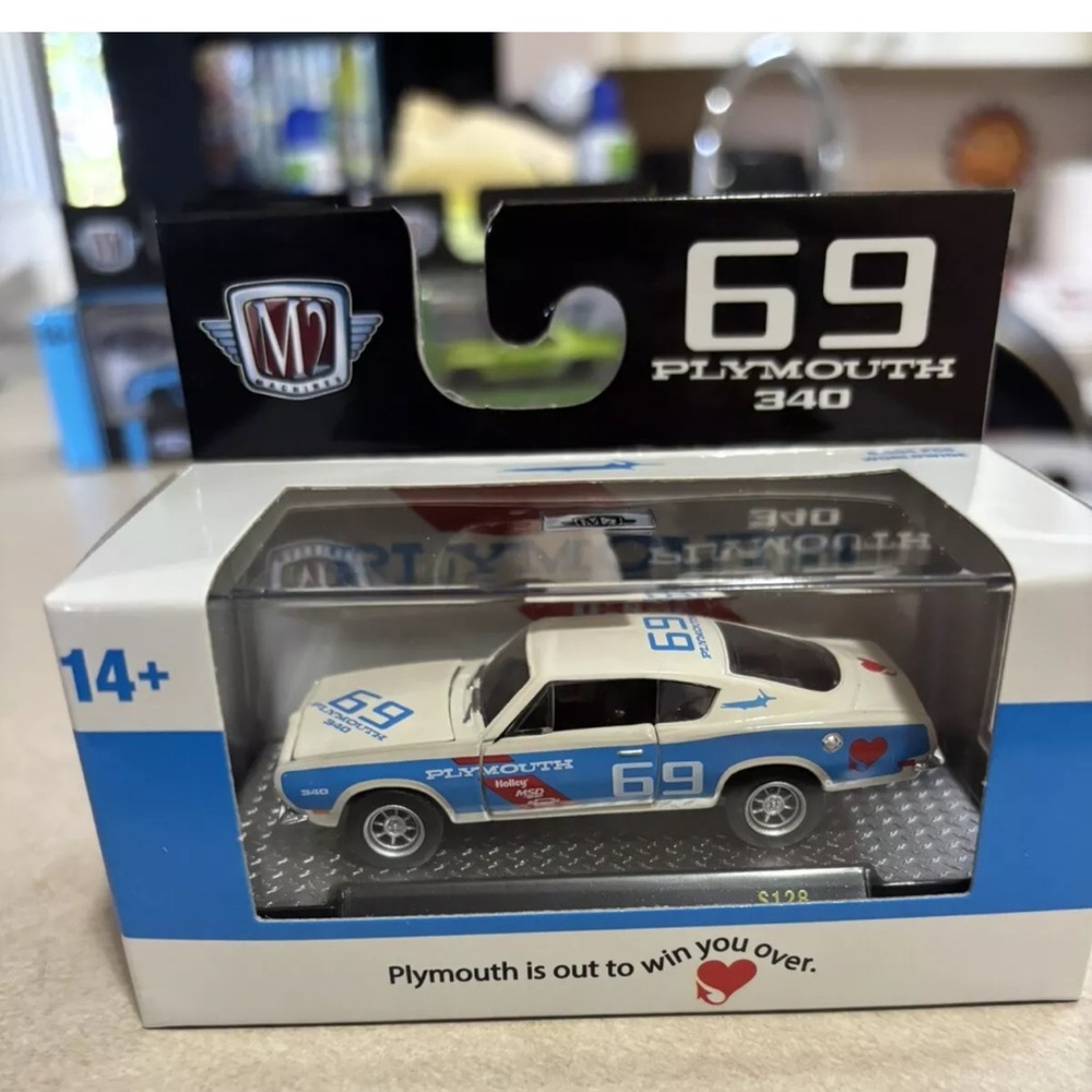 M2 machines 1969 Plymouth barracuda.